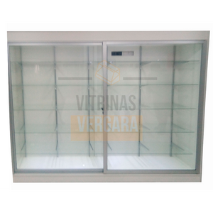 Vitrina Mural Blanca Regulable Grande Vitrina Mural Blanca Regulable Grande